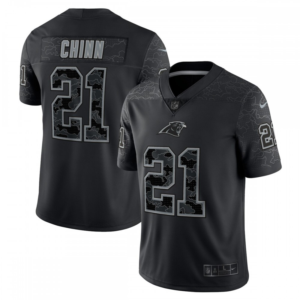 Jeremy Chinn Carolina Panthers Nike RFLCTV Limited Jersey - Black-GridironStore